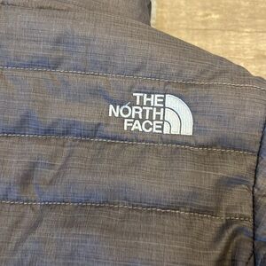 The North Face Jacket Reversible Mossbud Swirl Gray Blue Size M 10/12‎